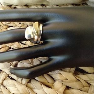 Ring Sterling Silver 925 & Brass Ring